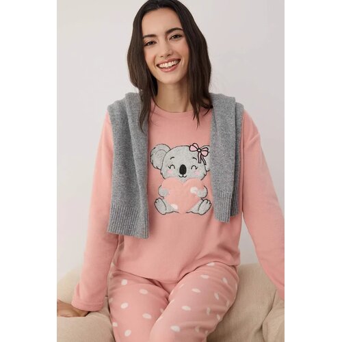 TRENDYOLMILLA Set pidžame za devojčice Thmaw26Pt00157, Roze Cene