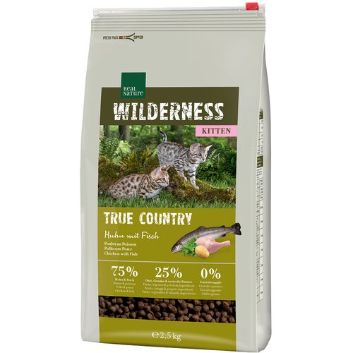 Real Nature Cat Wilderness Kitten piletina i riba 2,5 kg Cijene