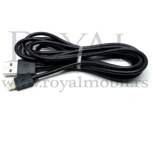 Remax usb data cable  light 1m iphone 5G/5S/5C/SE/6/6 plus RC-06i crni --S173 Cene