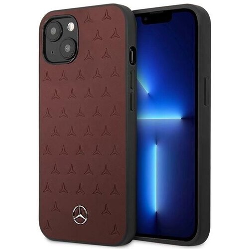 Mercedes USNJEN OVITEK HARDCASE ZVEZDE ZA IPHONE 13 MINI 5,4 INČ RDEČ, (21898439) Cene