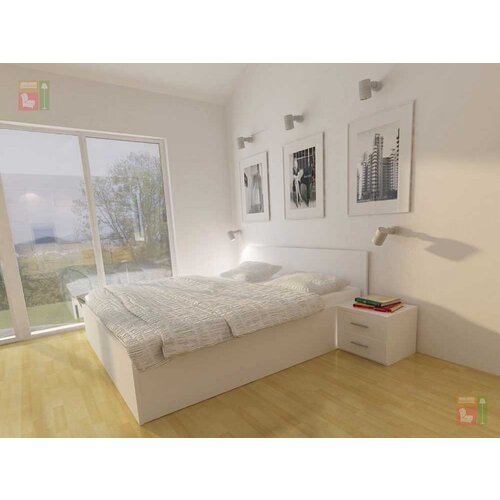Kerles Krevet sa spremnikom Lift bijela - 90x200 cm Slike