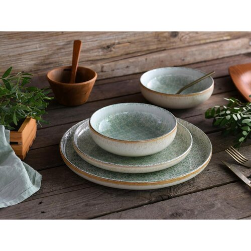 Creatable Jedilni Servis Emiliana Green, 12-Delni Slike