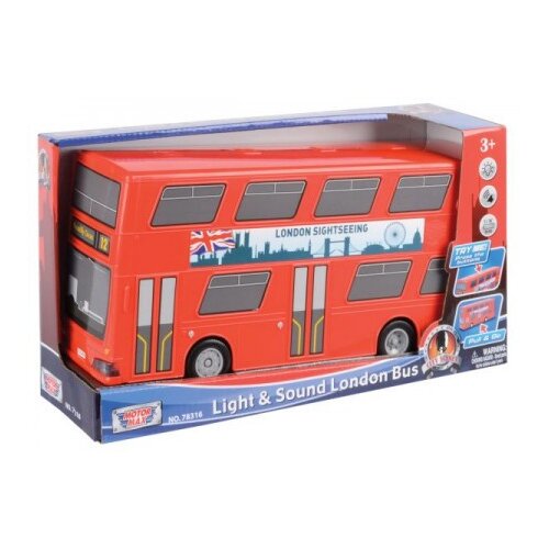 Metalni auto 12 light&sound London bus 25/78316-50 Cene