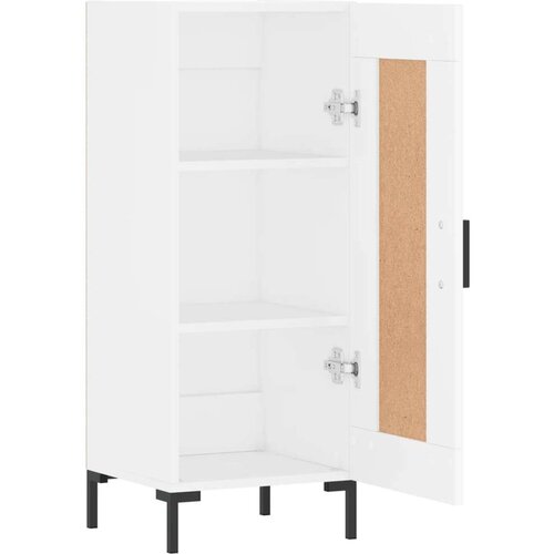 VidaXL Komoda bijela 34 5 x 34 x 90 cm od konstruiranog drva Slike