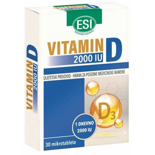 Esi vitamin d 2000IU, 30 mikrotableta 1+1 gratis Cene