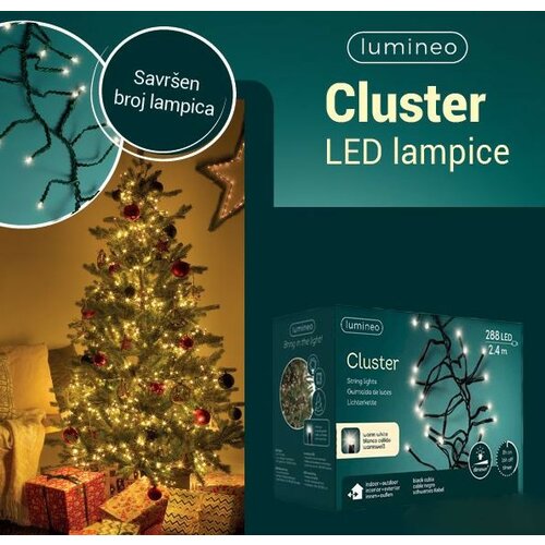 Lumineo novogodišnje lampice za spoljnu i unutrašnju upotrebu 240cm 288 LED 49.4681 Cene