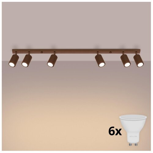  Brilagi - LED spot svetiljka CRESTO 6xGU10/10W/230V braon Cene