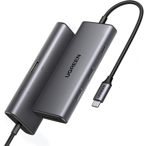 Ugreen hub 7v1 USB-C, 10Gbps USB 3.2, 4K, 30Hz HDMI, 15531 Cene