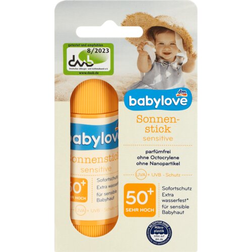babylove sensitive Stik za zaštitu od sunca, sa veoma visokim zaštitnim faktorom SPF50 20 g Cene