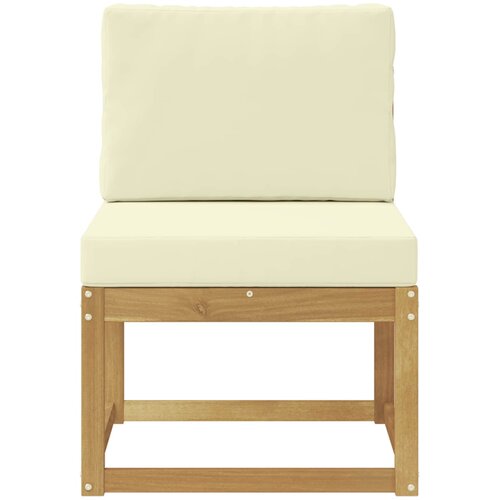  Set vanjskih sofa Bijela i krem 59 x 63 x 73 cm Slike