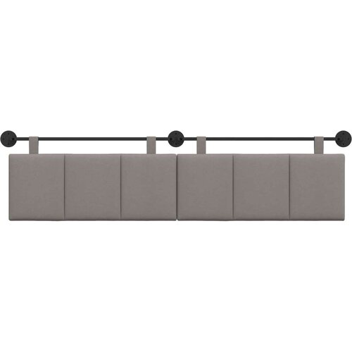  Držeće uzglavlje Zidne Sivo-smeđa 210 x 55 x 5 cm tkanina - Sivo-smeđa 200 cm bez LED Slike