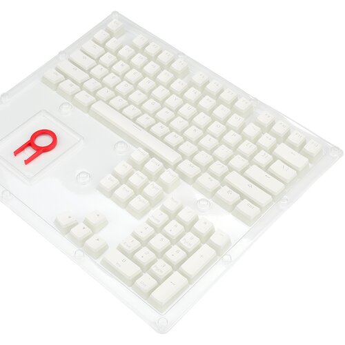 Redragon POKROVČKI TIPK SCARAB A130 WHITE, DOUBLE SHORT, PBT, BELE BARVE Slike