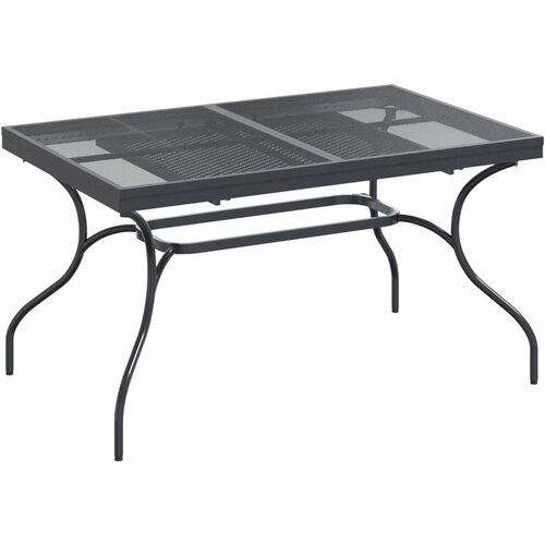  Vrtni set za objed 9 pcs Antracit 212 x 90 x 76 cm - 8-mjesta Slike