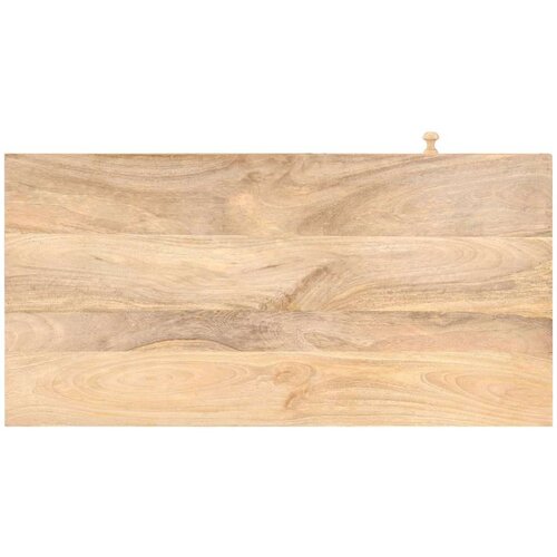 VidaXL toaletni stolić 100 x 50 x 76 cm od masivnog drva manga Slike