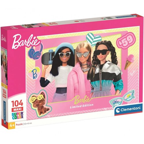 Clementoni Barbie prijateljice 104-delni maxi puzzle - Slike
