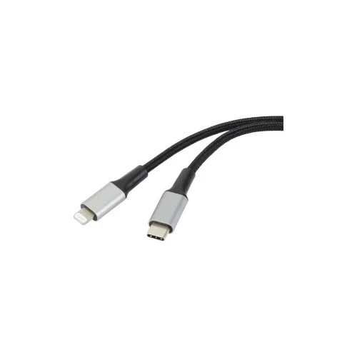 Renkforce 1x muški konektor USB 2.0 tipa c - 1x muški konektor Apple dock lightning] 2.00 m crna