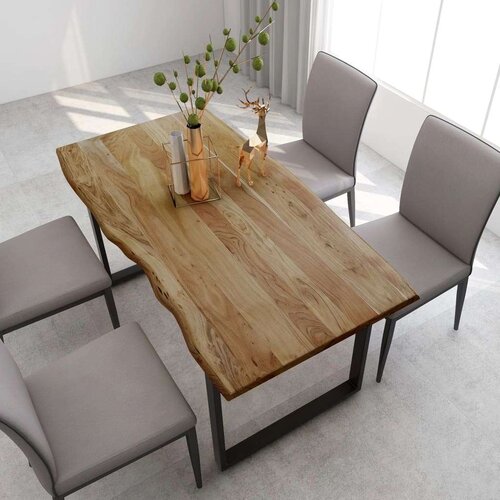 vidaXL blagovaonski stol 160 x 80 x 76 cm od masivnog bagremovog drva Cene