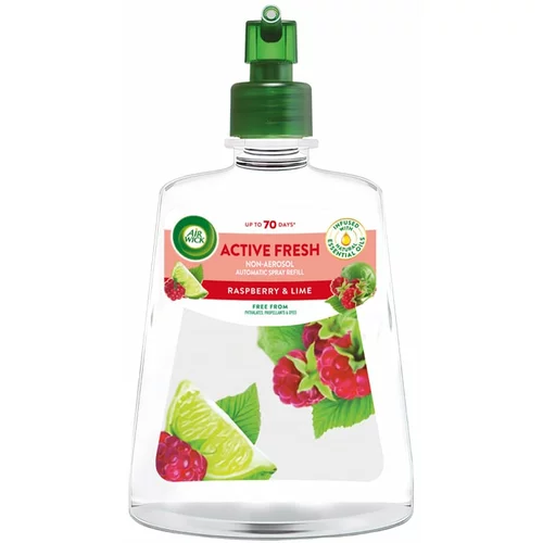 Air Wick Active Fresh Raspberry & Lime osvežilec zraka nadomestno polnilo 228 ml