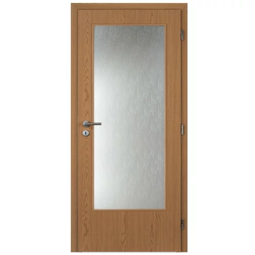 DOORNITE notranja vrata doornite 3/4 (39 x 750 x 2000 mm, desna, svetli hrast, s steklom)