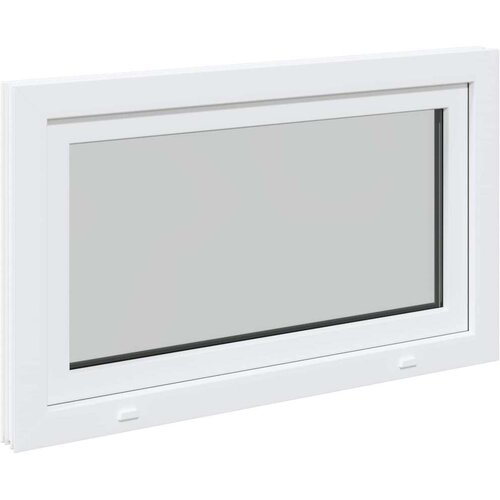  Prozor za podrum RISOR Bijeli 100 x 60 cm PVC i staklo - Bijeli 100 x 60 cm (trostruki sloj) Nagibanje i okretanje lijevo Slike