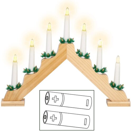  Springos&amp;reg; Ukrasni LED svijećnjak - Toplo Bijela Slike