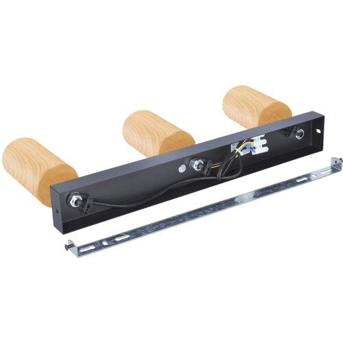  Brilagi - Spot svetiljka SELE 3xGU10/30W/230V crna/dekor hrasta Slike