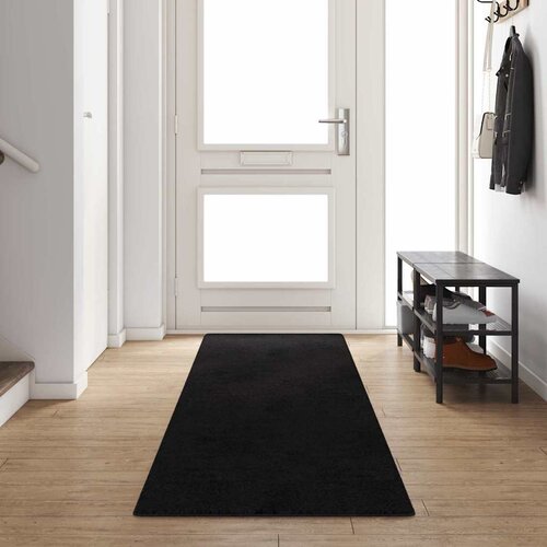  Tepih trkač Crna 80 x 400 cm 100% Polipropilen Tuft Cijene