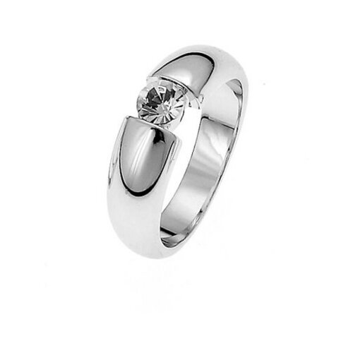 Ženski oliver weber solitaire crystal prsten sa swarovski belim kristalom 55 mm ( 41003m ) Slike