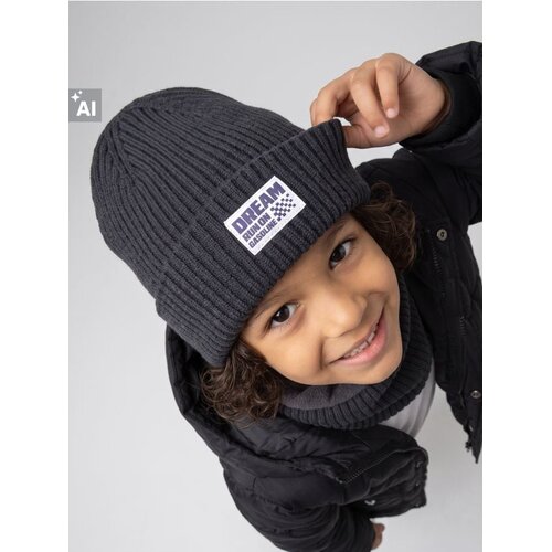 Sinsay Beanie kapa s viskozom i zakrpom Slike