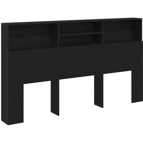  Okvir za krevet Crna hrastovina 180x19x103 5 cm Slike