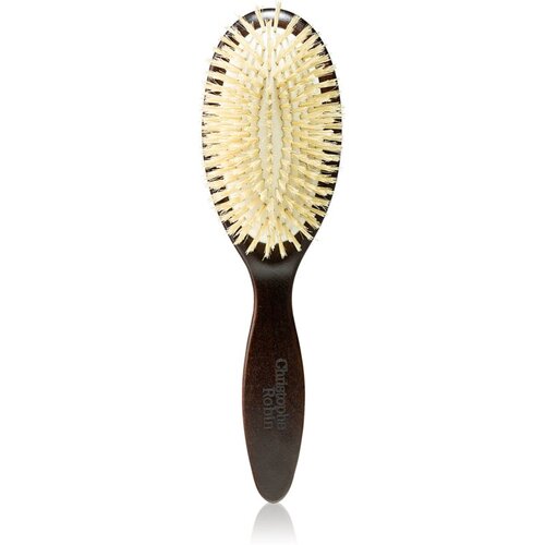 Christophe Robin Detangling Hairbrush lesena krtača za lase s ščetinami divjega prašiča Cene