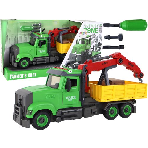 Lean_Toys Zeleni prekucnik z dvigalom Slike