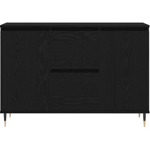  Kreveta Crni hrast 101,5 x 35 x 70 cm Konstruirano drvo Slike