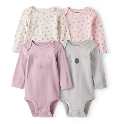 Carter's bodi za bebe devojčice - set od 4 kom. Cene