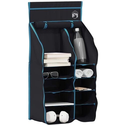  organizator &amp;scaron;atora s 10 džepova Crna 40,5 x 25 x 80 cm Slike