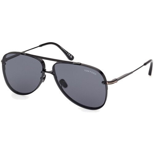 Tom Ford Leon FT1071 01A ONE SIZE (62) Črna/Siva Slike
