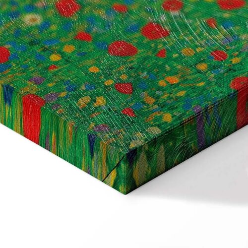  Slika - Gustav Klimt &amp;ndash; Poppy Field 60x60 Premium Print Slike