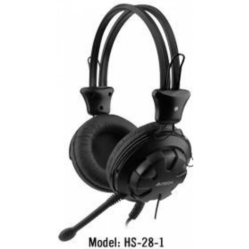 A4Tech A4-TECH A4-HS-28-1 Gejmerske slusalice sa mikrofonom black Cene