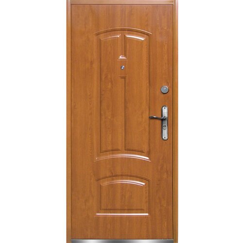 Okdoors O.K. Doors Zunanja vhodna kovinska vrata RA40 zlati hrast 90 leva Cene