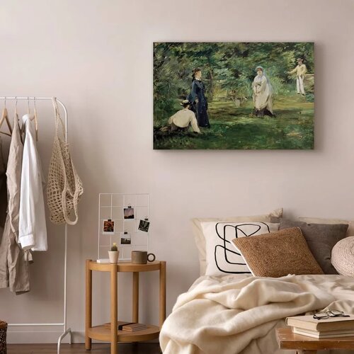  Slika - Edouard Manet &amp;ndash; The Croquet Party in Paris 120x80 Na talijanskom platnu Slike