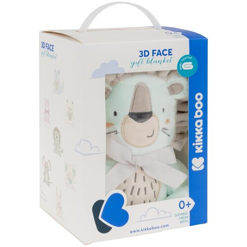  KikkaBoo Baby ćebence sa 3D vezom 75x100 Jungle King Cene