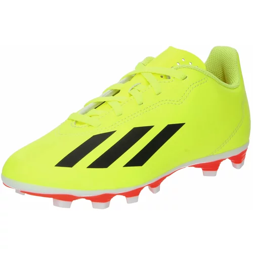 Adidas Sportske cipele 'X Crazyfast Club' neonsko žuta / jarko crvena / crna / bijela