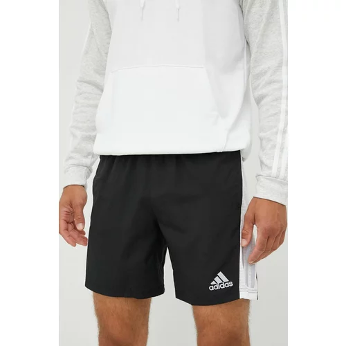 Adidas Kratke hlače za tek Own The Run moške, črna barva