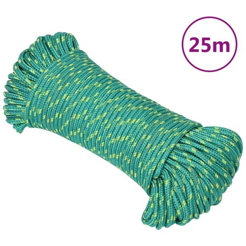 vidaXL vrv za čoln zelena 5 mm 25 m polipropilen Cene