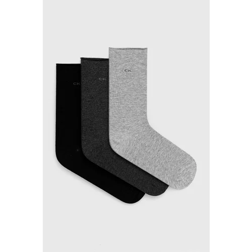 Calvin Klein Čarape za žene, boja: siva