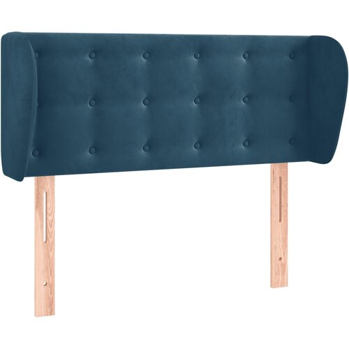 Maison Chic vzglavna omarica - nočna omarica - posteljna omarica z u&amp;scaron;esi temno modro 93x23x78/88 cm žamet, (21709169) Slike