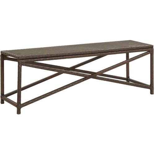vidaXL Vrtna klop 120 cm poli ratan rjava Cene