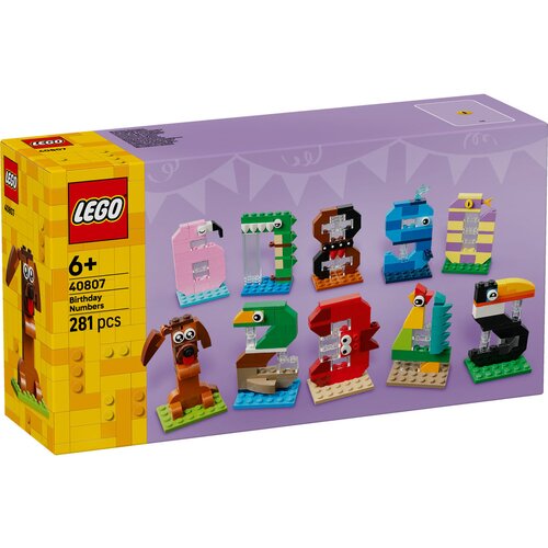 Lego iconic - birthday numbers (40807) Slike
