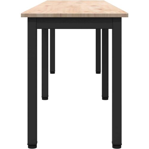  Klupa Prirodna 160 x 35 x 45 cm Čvrsto borovo drvo Slike
