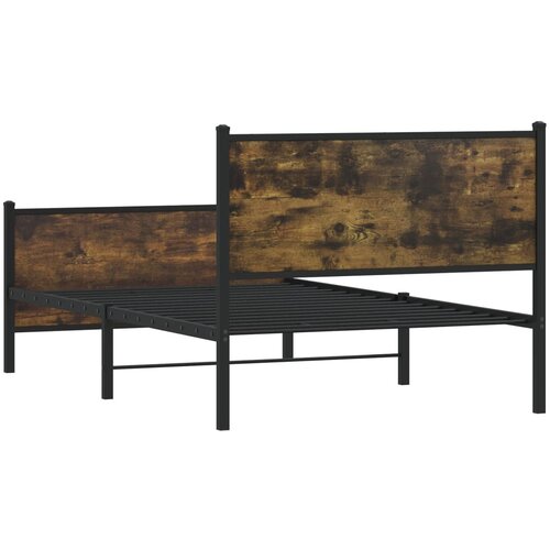  okvir kreveta bez madraca boja hrasta 100x200 cm Slike